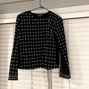 Kobi Halperin small Moro black velvet stud jacket